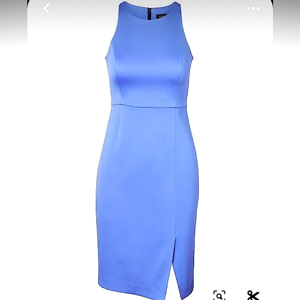Banana Republic Periwinkle Racerback Scuba Dress - NWOT, size 0